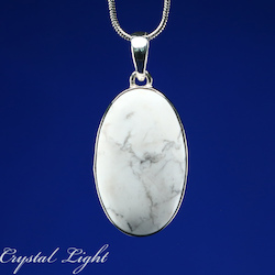 China, glassware and earthenware wholesaling: Howlite Pendant