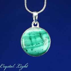 Malachite Round Pendant