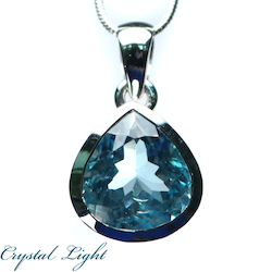 Sky Blue Topaz Pendant