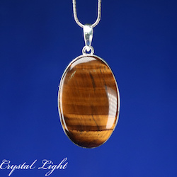 China, glassware and earthenware wholesaling: Tiger's Eye Pendant