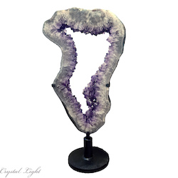 China, glassware and earthenware wholesaling: Amethyst Ring on Stand