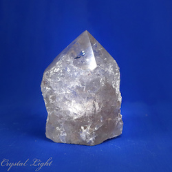 Clear Quartz Cut Base Point