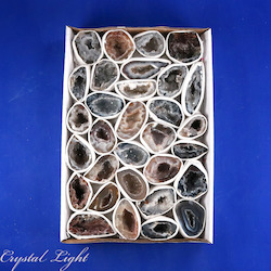 China, glassware and earthenware wholesaling: Agate Geode Box Set (Size 1)