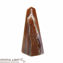 China, glassware and earthenware wholesaling: Agate Druse Obelisk