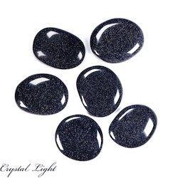 Blue Goldstone Flatstone Lot