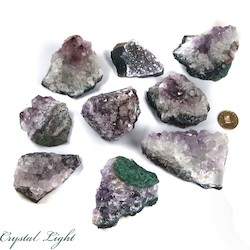 Mixed Amethyst Druse Piece Lot