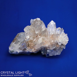 China, glassware and earthenware wholesaling: Quartz Cluster with Lodolite