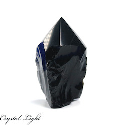 Black Obsidian Cut Base Point