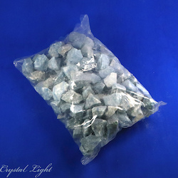 China, glassware and earthenware wholesaling: Blue Quartz Rough /5kg Bag