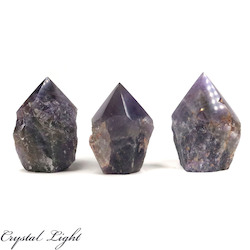 Chevron Amethyst Cut Base Point