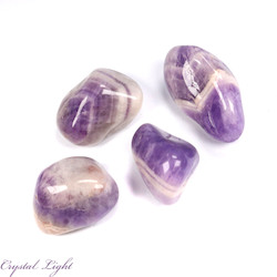 Chevron Amethyst Tumble Lot