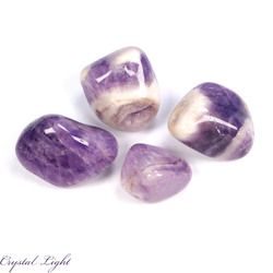 Chevron Amethyst Tumble Lot