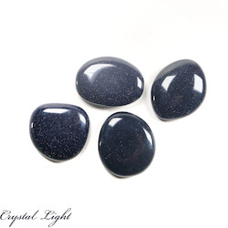 Blue Goldstone Flatstone Lot