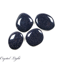 Blue Goldstone Flatstone Lot