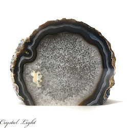 Agate Geode Cut Base Large