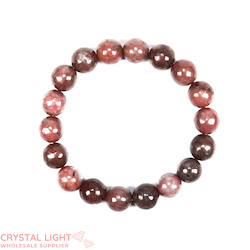 China, glassware and earthenware wholesaling: Rhodonite Bracelet 10mm