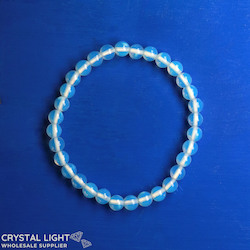 China, glassware and earthenware wholesaling: Opalite Bracelet 6mm