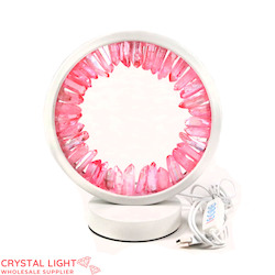 China, glassware and earthenware wholesaling: Aura Quartz Portal Lamp - Pink