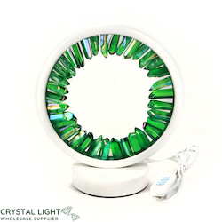 Aura Quartz Portal Lamp - Green