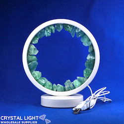 China, glassware and earthenware wholesaling: Green Fluorite Portal Lamp