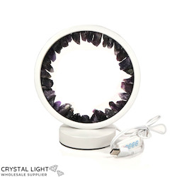 China, glassware and earthenware wholesaling: Amethyst Portal Lamp