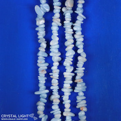 Angelite Chip Beads