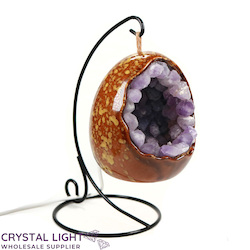 Amethyst Oval Hanging Lamp