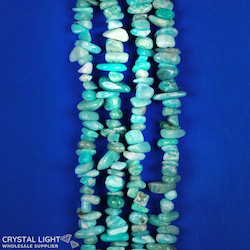 Green Amazonite Chip Beads