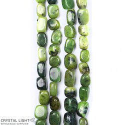 China, glassware and earthenware wholesaling: BC Jade Tumble Beads