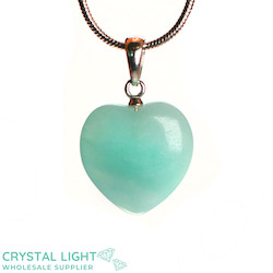 Amazonite Mini Heart Pendant