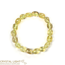 China, glassware and earthenware wholesaling: Lemon Quartz Tumble Bracelet