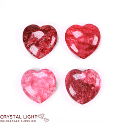 Thulite Heart