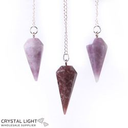 Lepidolite Pendulum