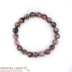 China, glassware and earthenware wholesaling: Rhodonite Bracelet 8mm