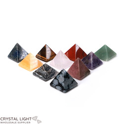 China, glassware and earthenware wholesaling: Mixed Crystal Pyramid Pack