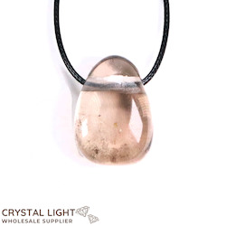 China, glassware and earthenware wholesaling: Smokey Quartz Tumble Pendant