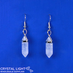 Clear Quartz DT Earrings