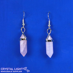 Rose Quartz DT Earrings