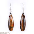 Tigers Eye Faceted Drop Earrings