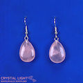 Rose Quartz Teardrop Earrings