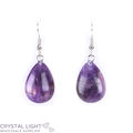 Amethyst Teardrop Earrings