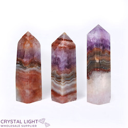 China, glassware and earthenware wholesaling: Amethyst Agate Point (4-Sided)