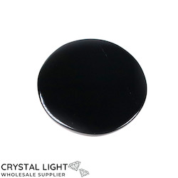 China, glassware and earthenware wholesaling: Obsidian Mirror/ 100mm