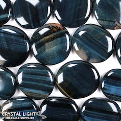 Blue Tigers Eye Flatstone