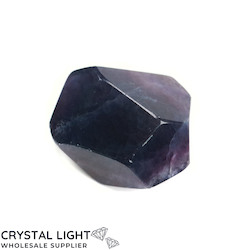 Rainbow Fluorite Faceted Shape