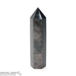 Silversheen Obsidian Point