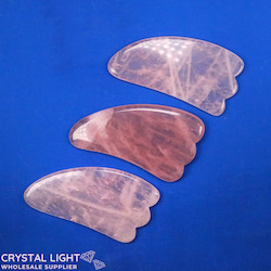 Rose Quartz Gua Sha Large