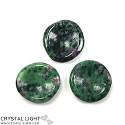 Ruby Zoisite Worry Stone