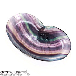 China, glassware and earthenware wholesaling: Rainbow Fluorite Heart Dish