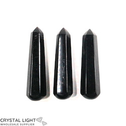 Black Tourmaline Faceted Wand